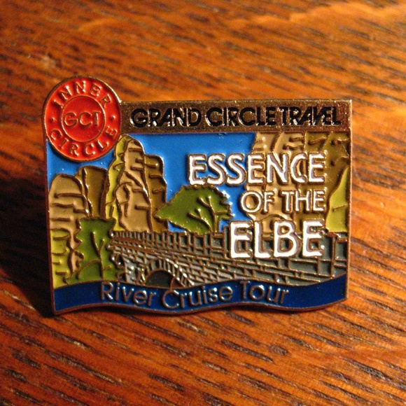 ✈️ Grand Cirle Travel Elbe River Cruise Lapel Pin - Picture 2 of 4